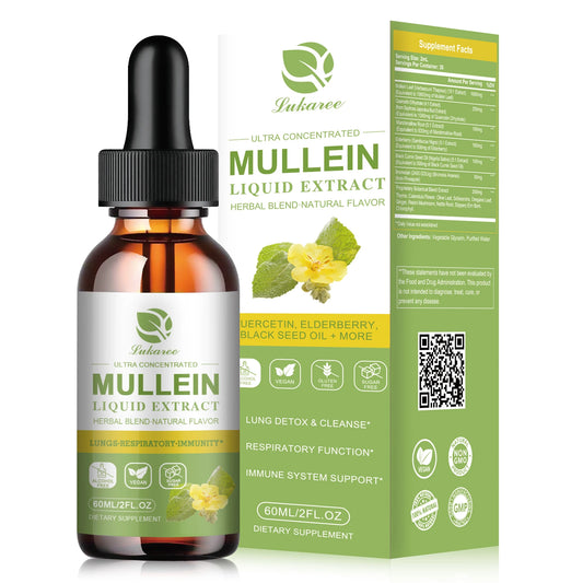 Mulittea Mullein Drops Lung Support And Immunity Formula