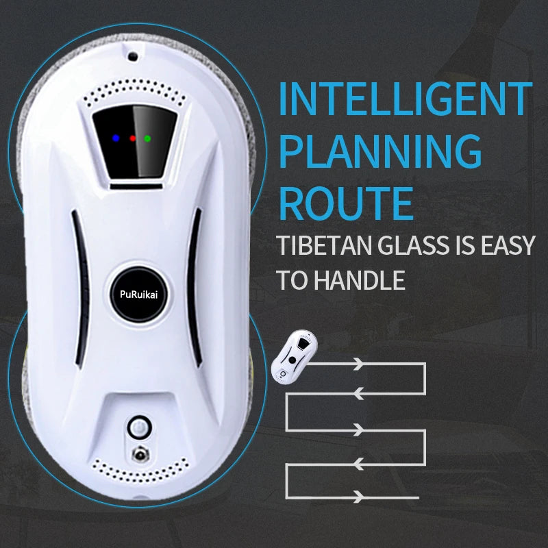 PuRuikai PRK N361 Ultra Thin Window Cleaning Robot Vacuum