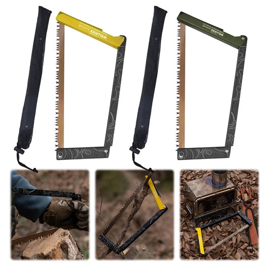 Folding Saw With Storage Bag Aluminum Alloy Camping Tool