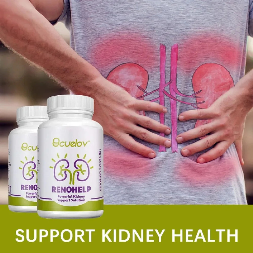 Powerful Natural Kidney Support Supplement for Healthy Kidney Function, Support Urinary Tract Health, Vegan & Gluten Free