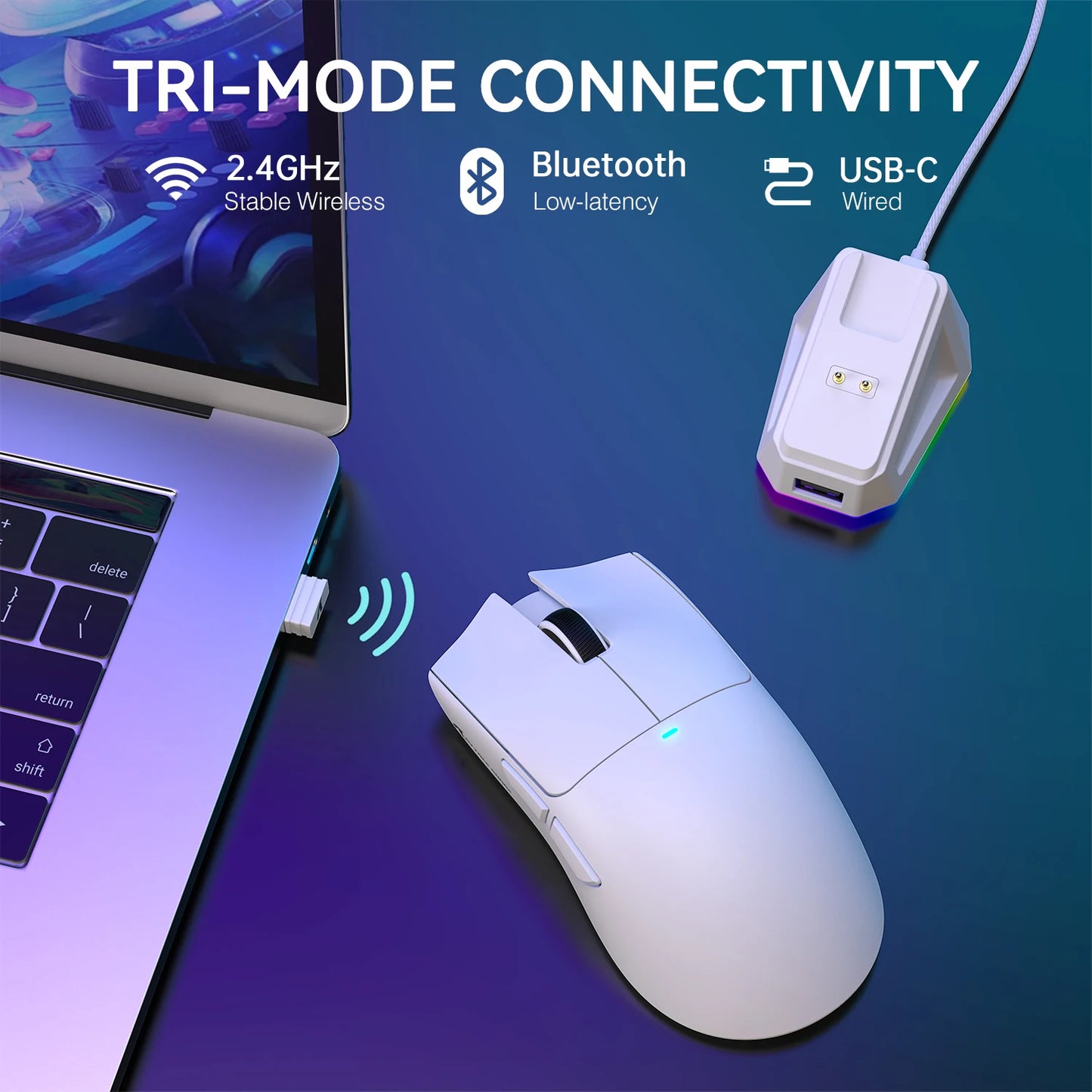 Attack Shark X11 Wireless Gaming Mouse With 22K DPI RGB