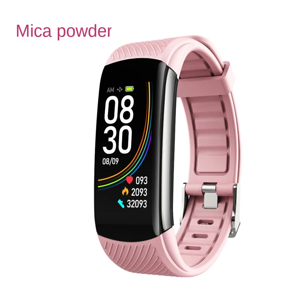 Measuring Body Temperature Blood Pressure Heart Rate Blood Oxygen Sleep Exercise Step Count Health Monitoring Smart Wristband