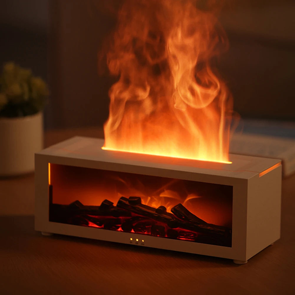 Bedroom Lasting Fragrance Machine Aroma Diffuser and Flame Humidifier