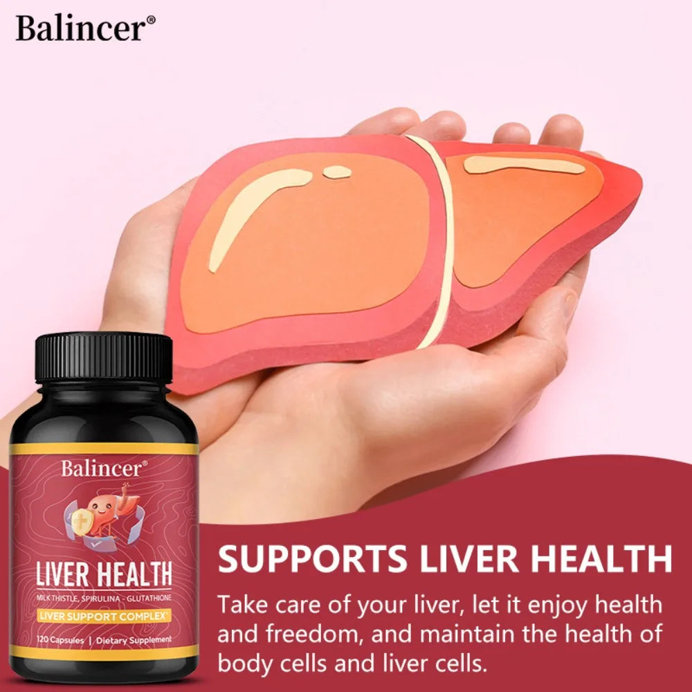 Liver Health, with Dandelion, Milk Thistle Extract, Supports Liver Cleanse, Liver Detox Function, 120 Vegetarian Capsules
