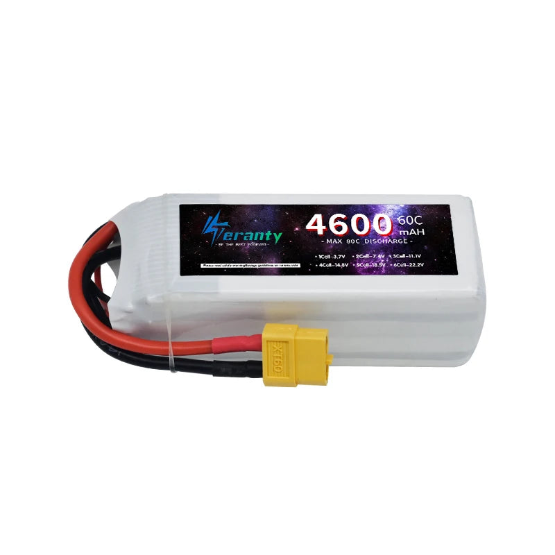 TERANTY 4S 14.8V Lipo Battery 1500/2200/2700/3000/3500/4600/5600/6500/7200/8000/8500/9800mAh For RC Car FPV Drone Desert Truck