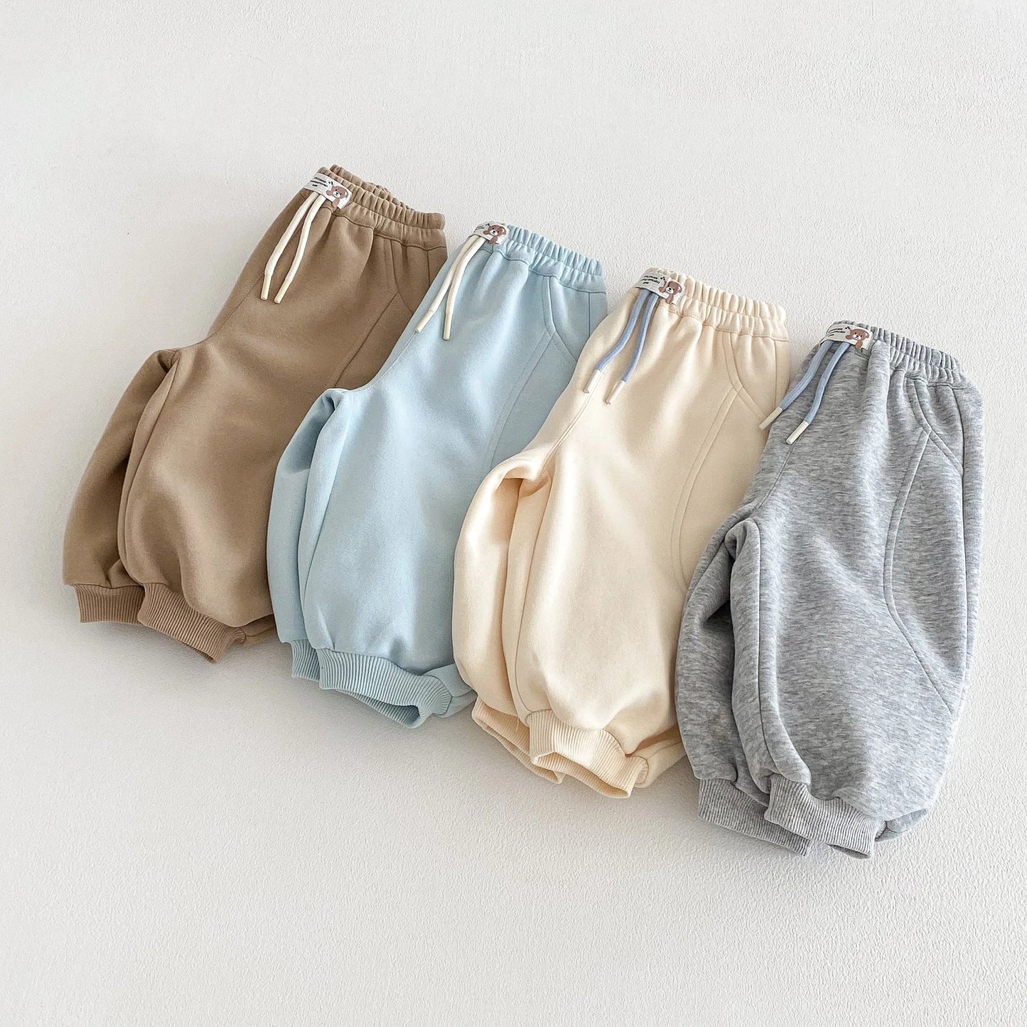 Baby Health Pants 2026 New Spring Boys' Fashion Solid Color Sports Pants Children's Korean Spring Casual Pants