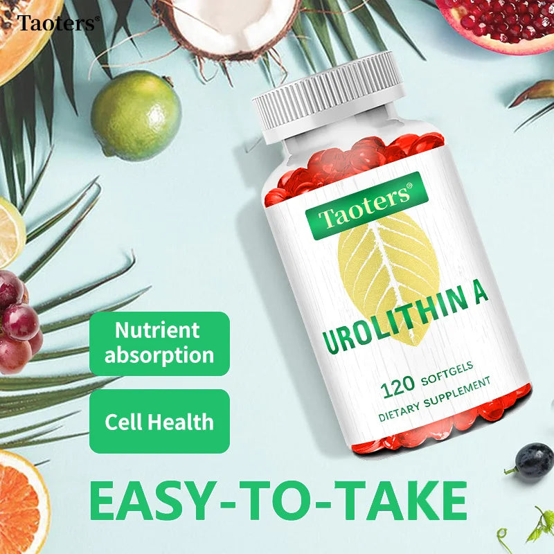 Antioxidant Supplement with Urolithin A - Natural Pomegranate Capsules for Heart Health Joint Support for Men and Women