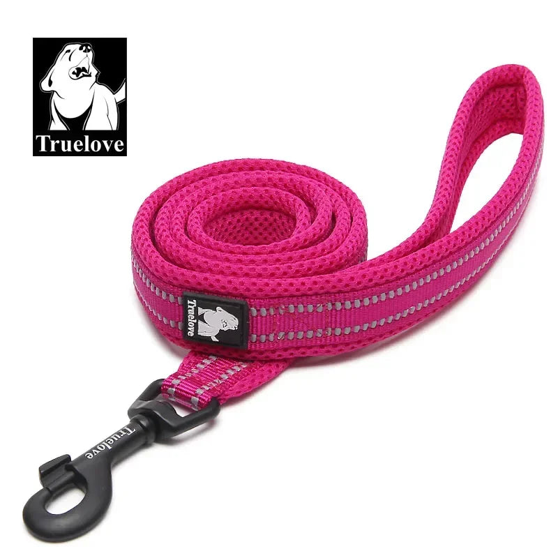 TRUELOVE Soft Pet Leash Reflective Nylon Mesh Padded for Dogs