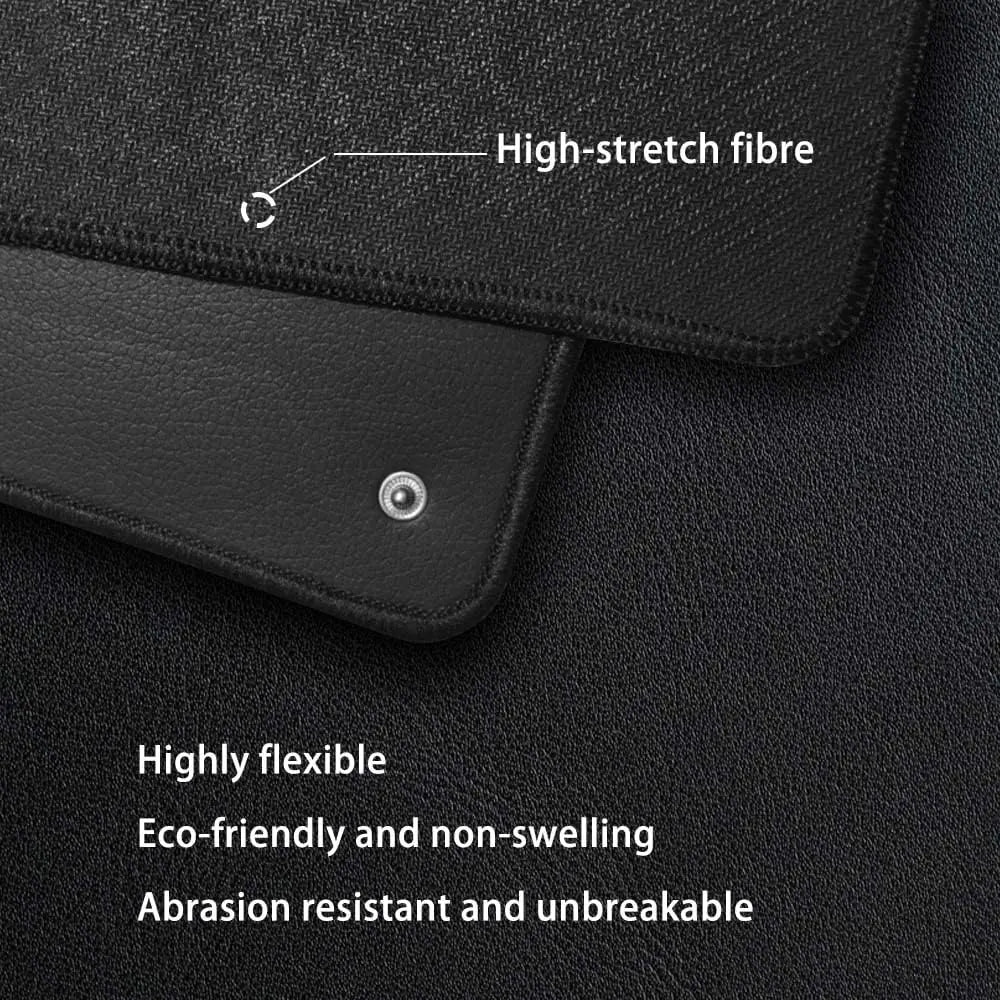 MAXSHARER Grounding Rubber Leather Mat Earthing Sleep Desk Pad
