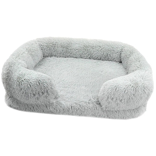 Orthopedic Dog Bed For Large Dogs With Egg Crate Foam And Washable Plush Cover