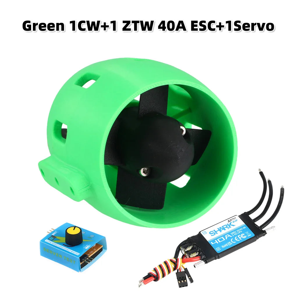 High Power Brushless Underwater Thruster Waterproof Propeller Motor For RC Boat SUP Board Rescue Boat Underwater Drone Net T