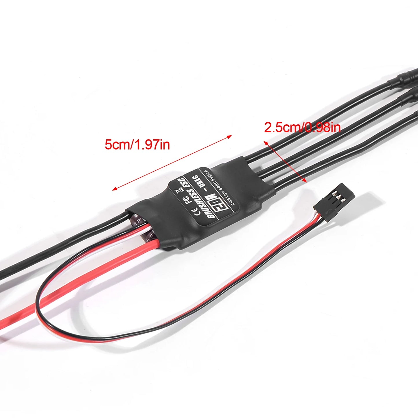 Aneegfpv 20/30/40/50/60/80A 2-6S Brushless ESC 2-4A/5V BEC For Aircraft FixedWing Multi-axis Drone