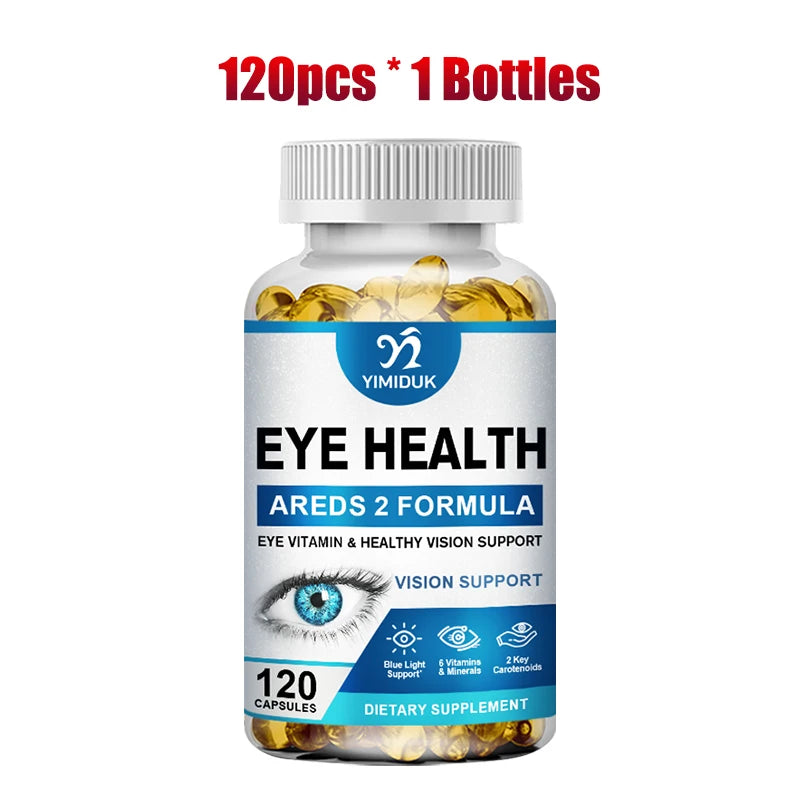 Buy 2 Get 2 Free! Eye Health Capsules, Support Reduces Eye Fatigue, Dryness & Promotes Long-Term Eye Care, Retina, Men & Women