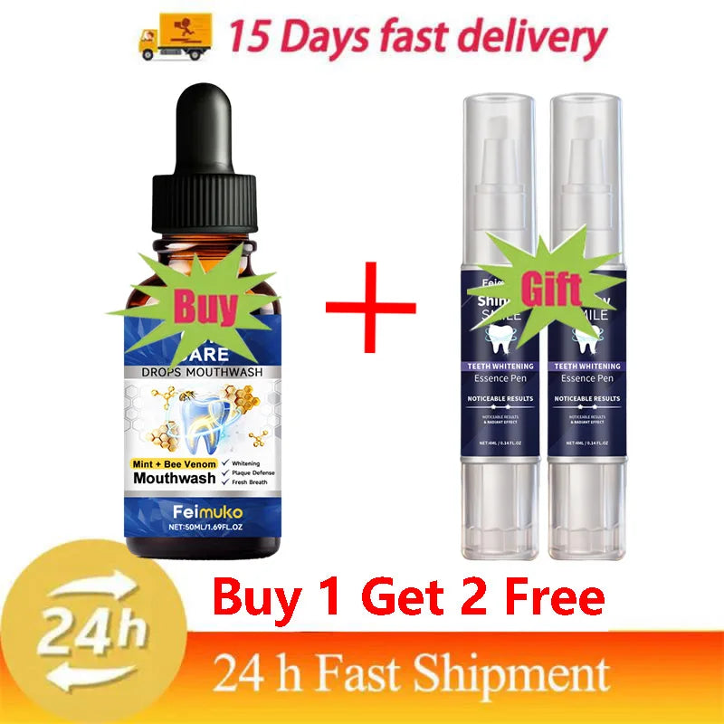 Repair Damaged Gums Essence Relieve Sensitive Gums Atrophy Swelling Reduce Bleeding Halitosis Whiten Teeth Improve Oral Health