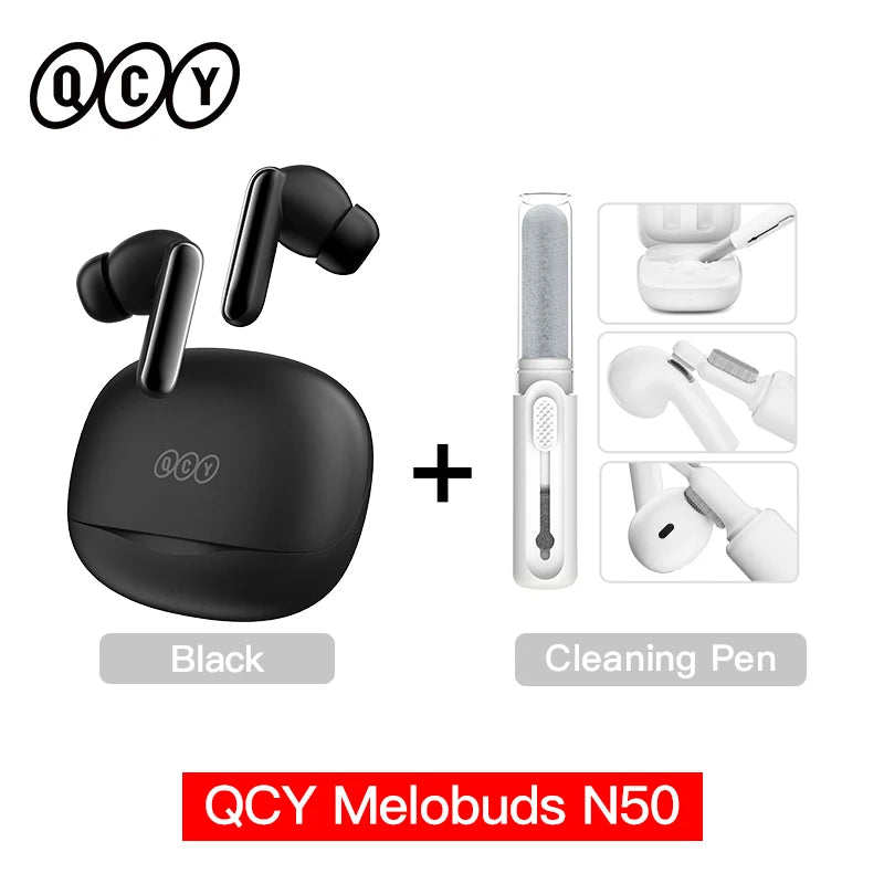 QCY Melobuds N50 ANC Bluetooth Earphones With Multipoint And 6 Mics