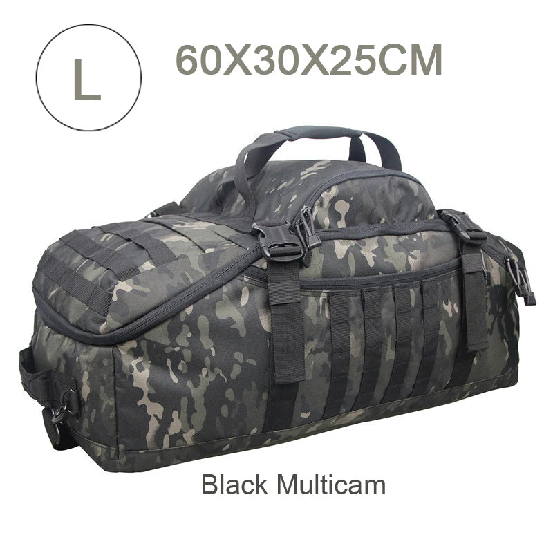LQARMY Outdoor Mountaineering Bag Molle Tactical Backpack Hiking Camping Travel