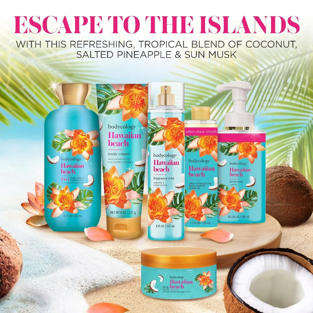 Hawaiian Beach Fragrance Body Mist Refreshing Scent For Women