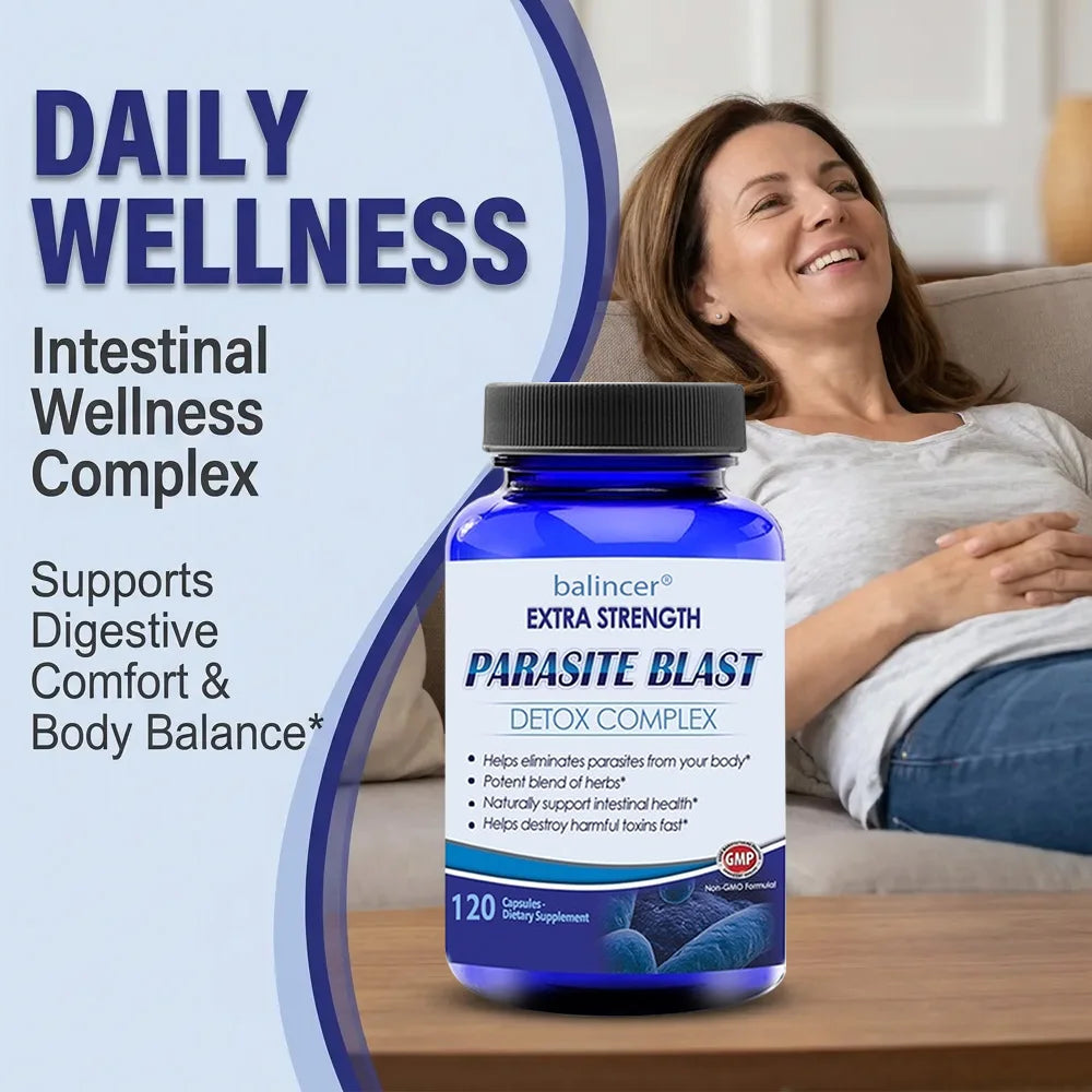 Balincer Colon Cleansing Supplement - Helps Eliminate Parasites, Maintain Gut Health, and Promote Bowel Movements