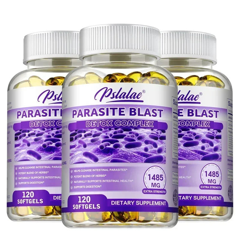 Parasite Blast Detox Complex - Promote Digestive Health, Eliminate Parasites, Detoxify The Intestines, and Enhance Immunity