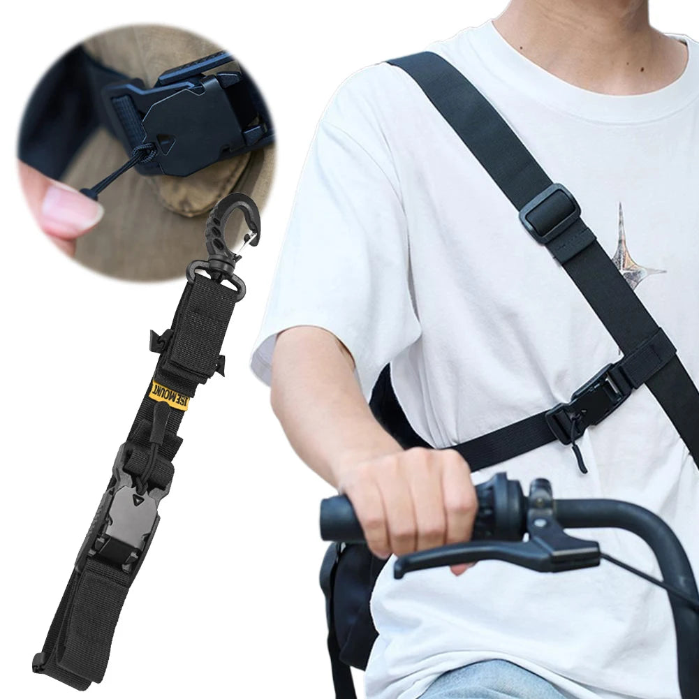 Three Point Auxiliary Shoulder Strap Stabilizer For Sling Packs