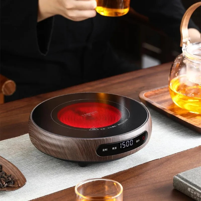 Electric Ceramic Stove Tea Stove 1500W Ultra-thin Mini Household Small Tea Stove Boiling Water Heater Health Tea Brewing Utensil
