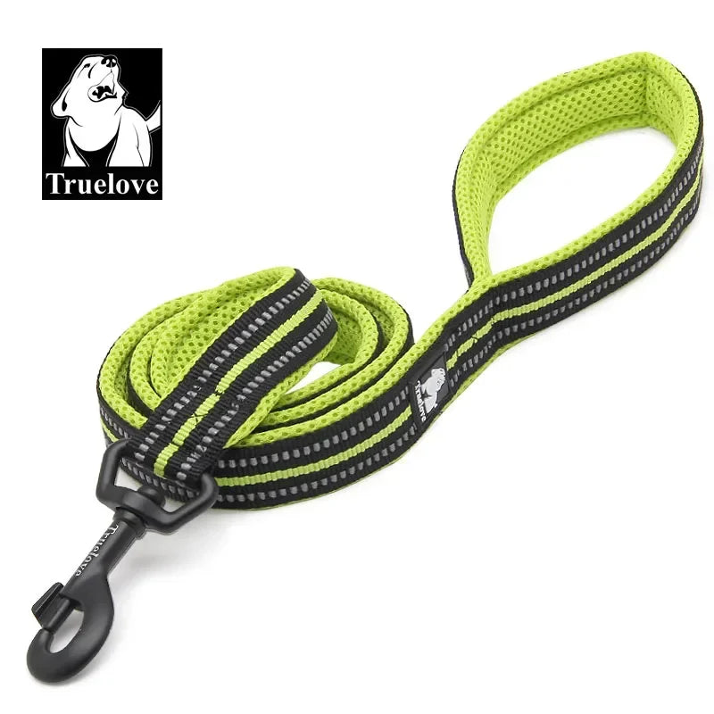TRUELOVE Soft Pet Leash Reflective Nylon Mesh Padded for Dogs