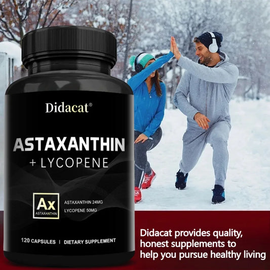 Astaxanthin Supplement for Men and Women | From Haematococcus Pluvialis Microalgae for Eye & Skin Health Support