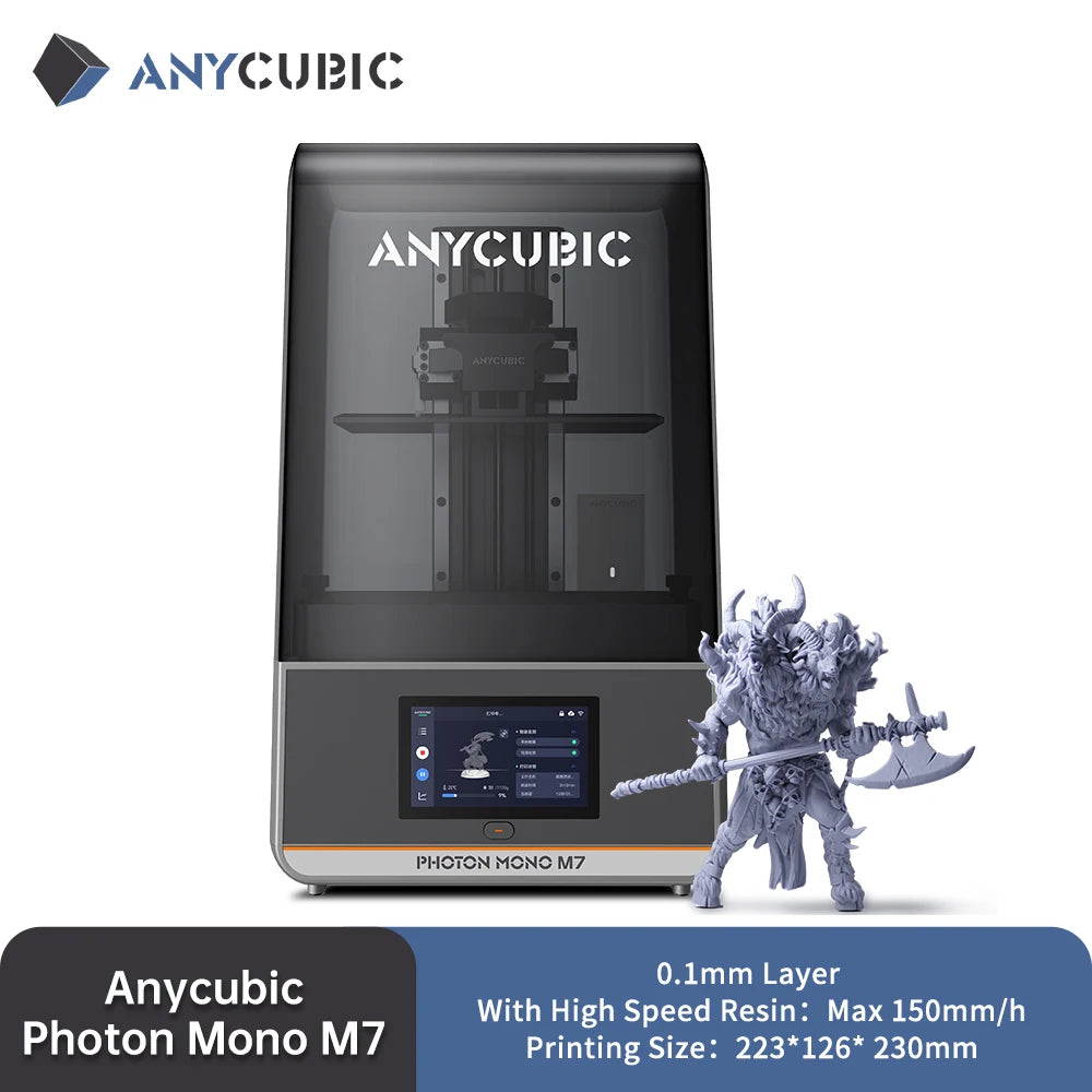 Anycubic Photon Mono M7 Pro 14K Resin LCD 3D Printer