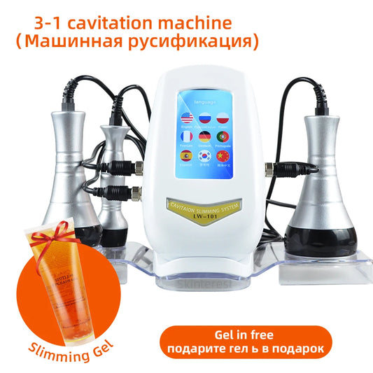 MISSHEART 3 In 1 Beauty Slimming Massager Cavitation Device Tightening
