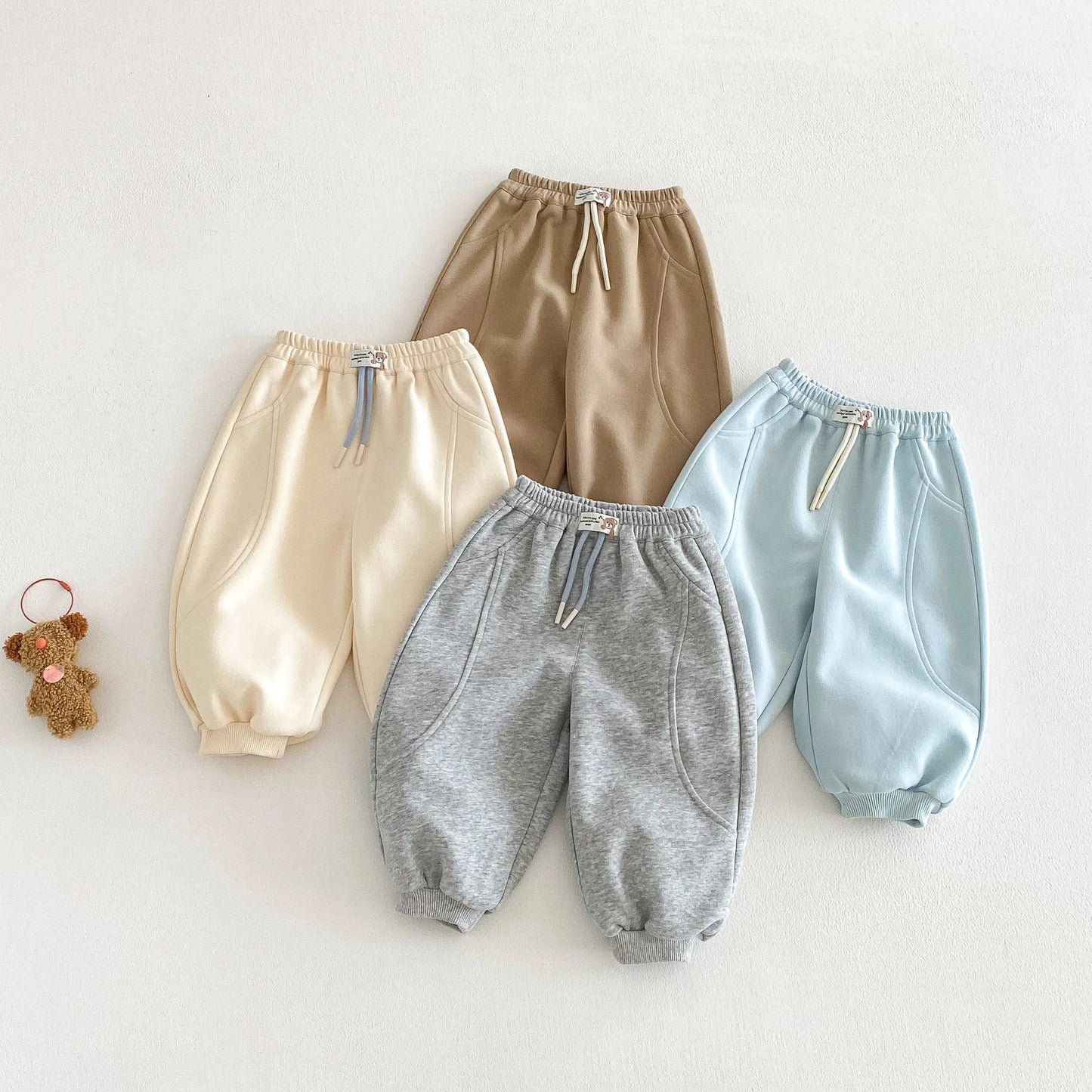 Baby Health Pants 2026 New Spring Boys' Fashion Solid Color Sports Pants Children's Korean Spring Casual Pants