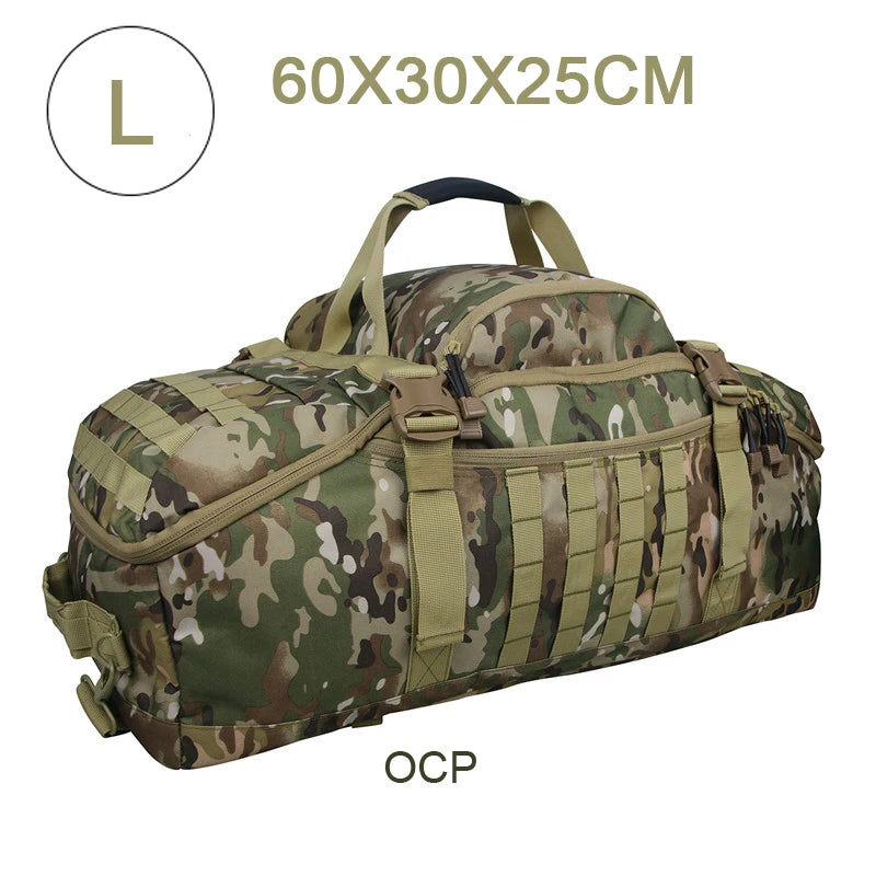LQARMY Outdoor Mountaineering Bag Molle Tactical Backpack Hiking Camping Travel
