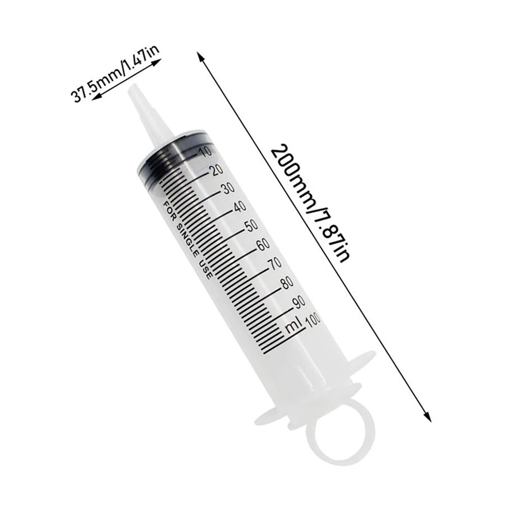 Alloet Plastic Syringe Pump Measuring Syringe For Pet Feeding