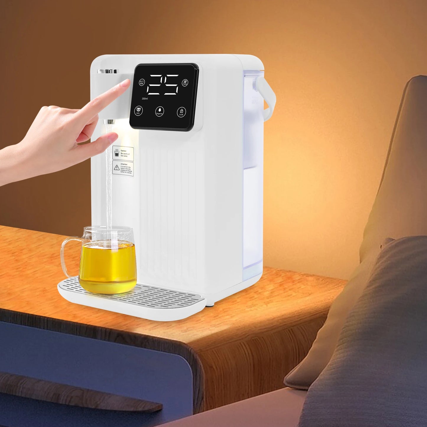 Instant Hot Water Dispenser With LED Control Panel Temperature Adjustable