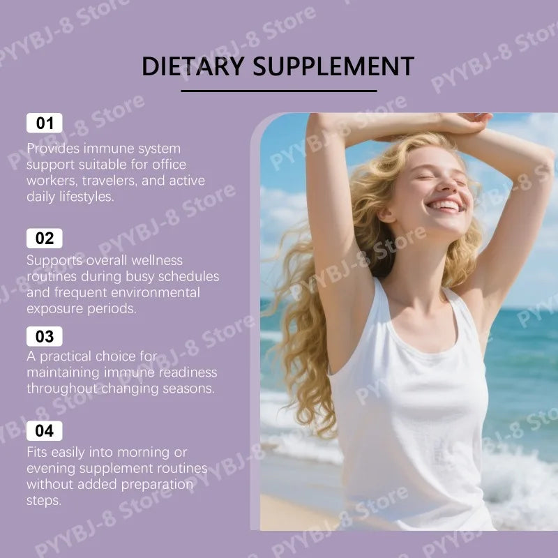 Elderberry Capsule Supplement Contain Elderberry Extract,vitaminC and Zinc Support Intestinal Health & Daily Energy Intake 60pcs