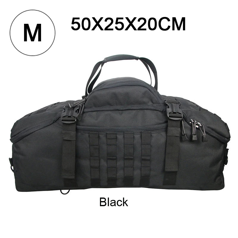 LQARMY Outdoor Mountaineering Bag Molle Tactical Backpack Hiking Camping Travel