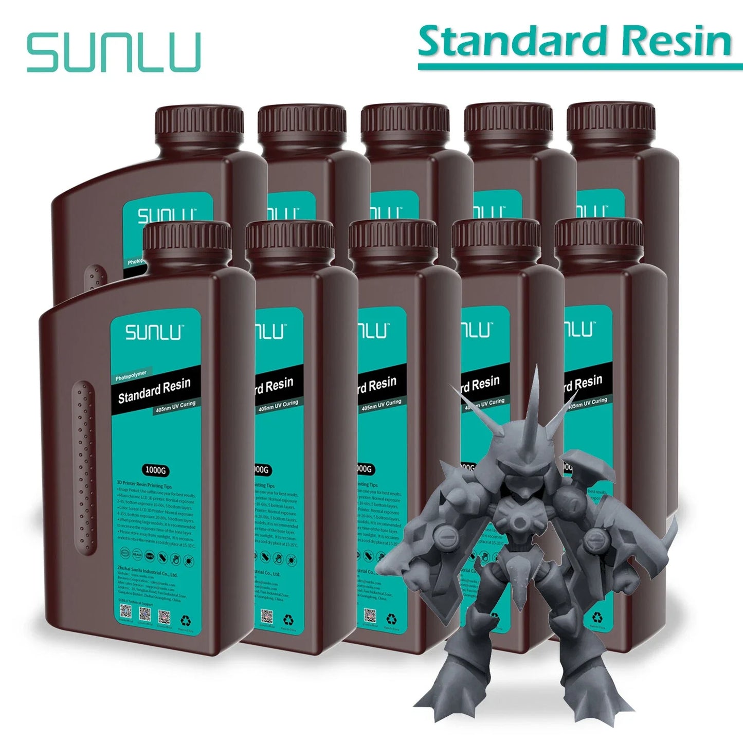 SUNLU Photosensitive Resin For 3D Printing Low Odor High Precision