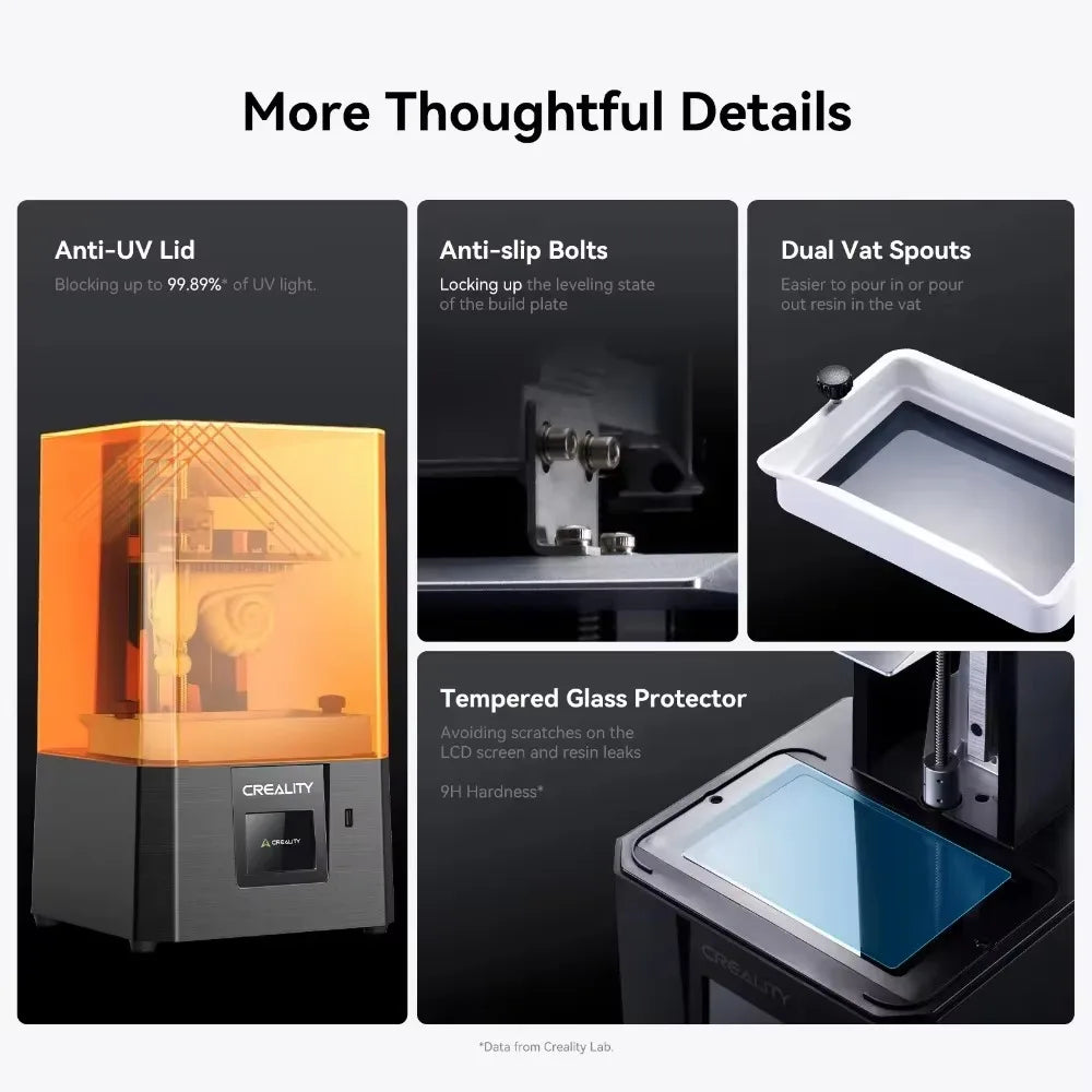 Ender HALOT R6 2K Resin 3D Printer Effortless Operation