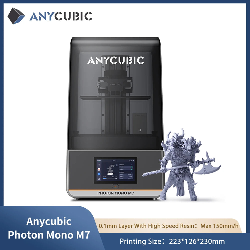 Anycubic Photon Mono M7 3D Printer With Wash And Cure