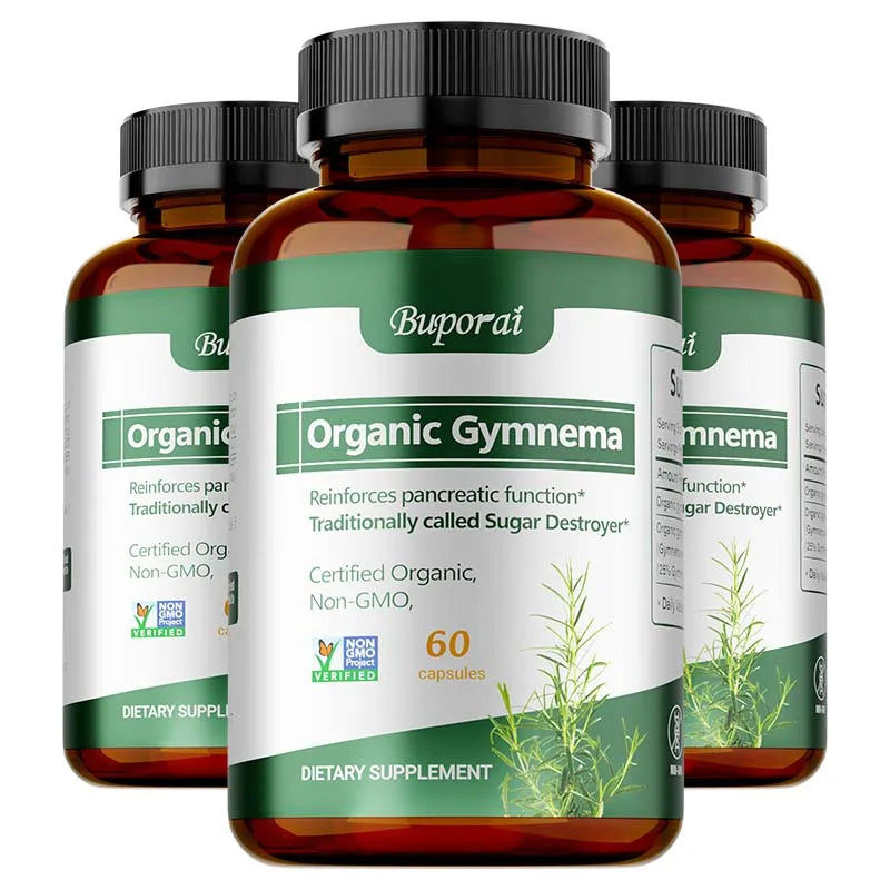 Organic Gymnema - Promotes Intestinal Health and Nutrient Absorption, Strengthens The Immune System, and Boosts Natural Energy