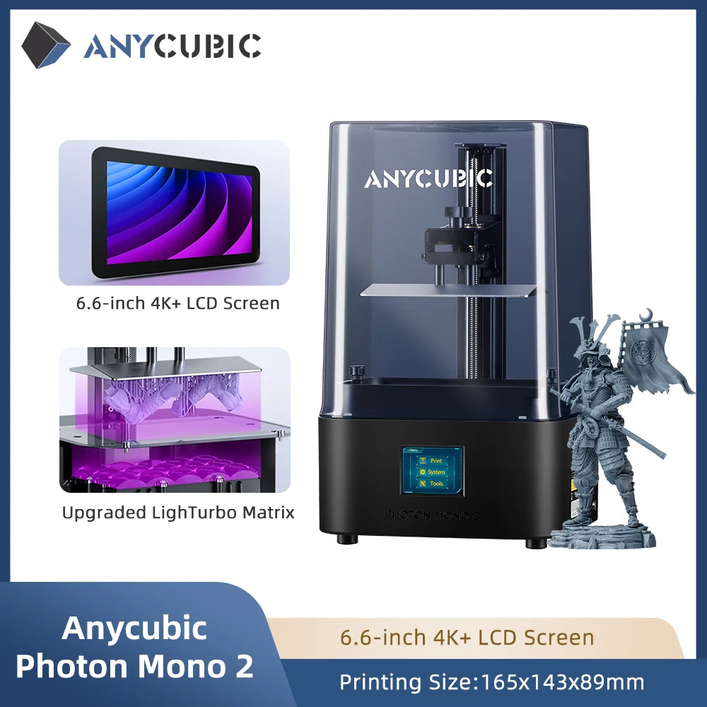 Anycubic Photon Mono M7 3D Printer With Wash And Cure