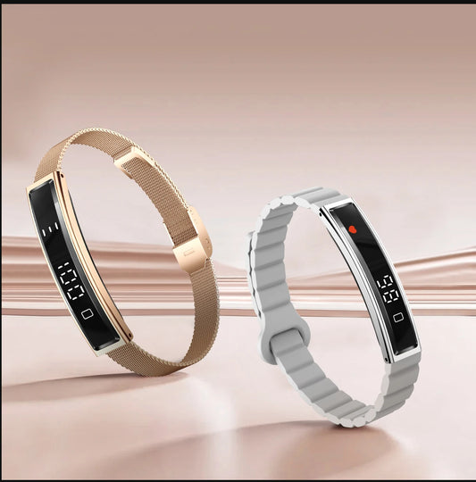 Fashion B3 Lady Smart Bracelet Health Heart Rate Sleep Pressure Monitoring Light Touch Sports Fitness Tracker Wristwatch Women