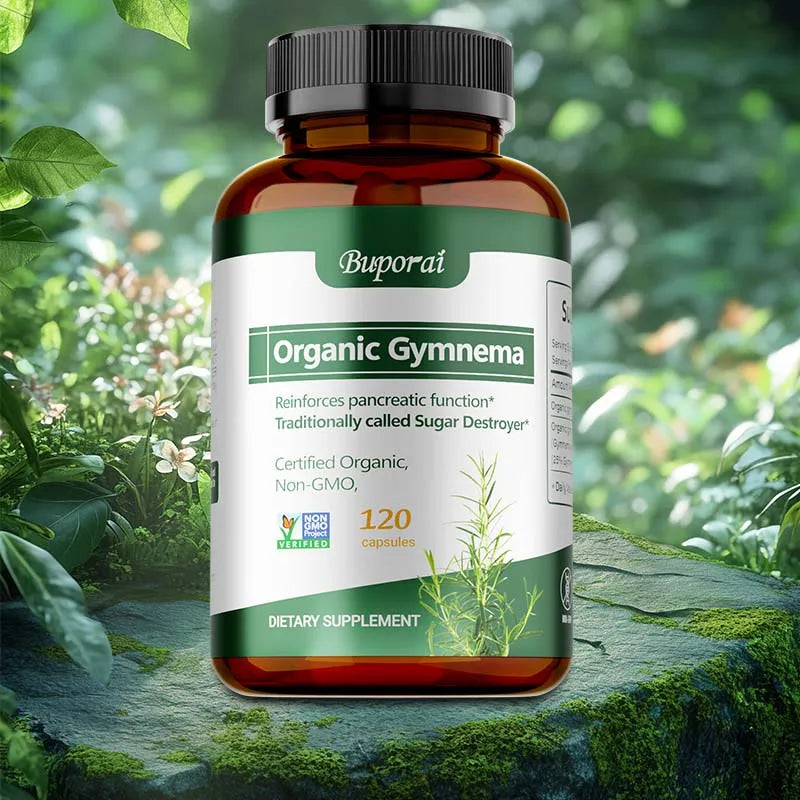 Organic Gymnema - Promotes Intestinal Health and Nutrient Absorption, Strengthens The Immune System, and Boosts Natural Energy