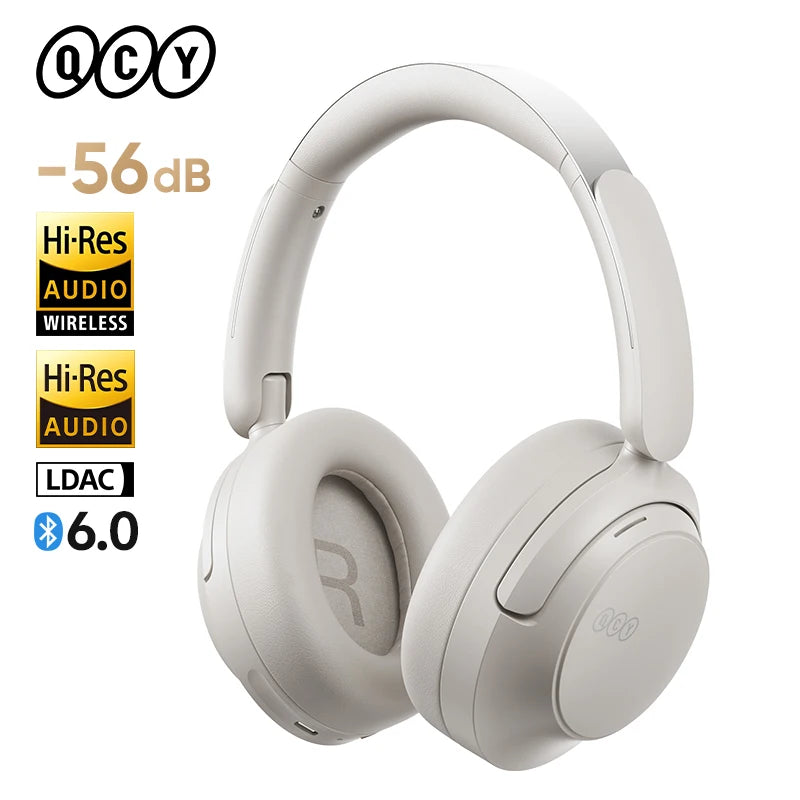 QCY H3S Over Ear Wireless Headphones HiRes LDAC Spatial Sound