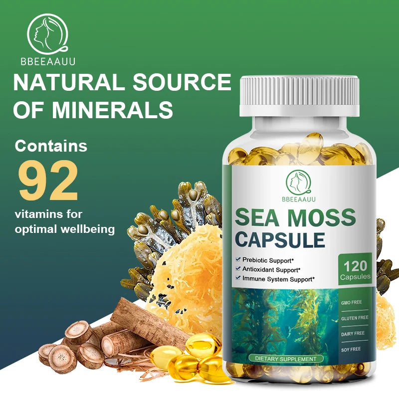Beworths Sea Moss Capsule Immune Support And Thyroid Health