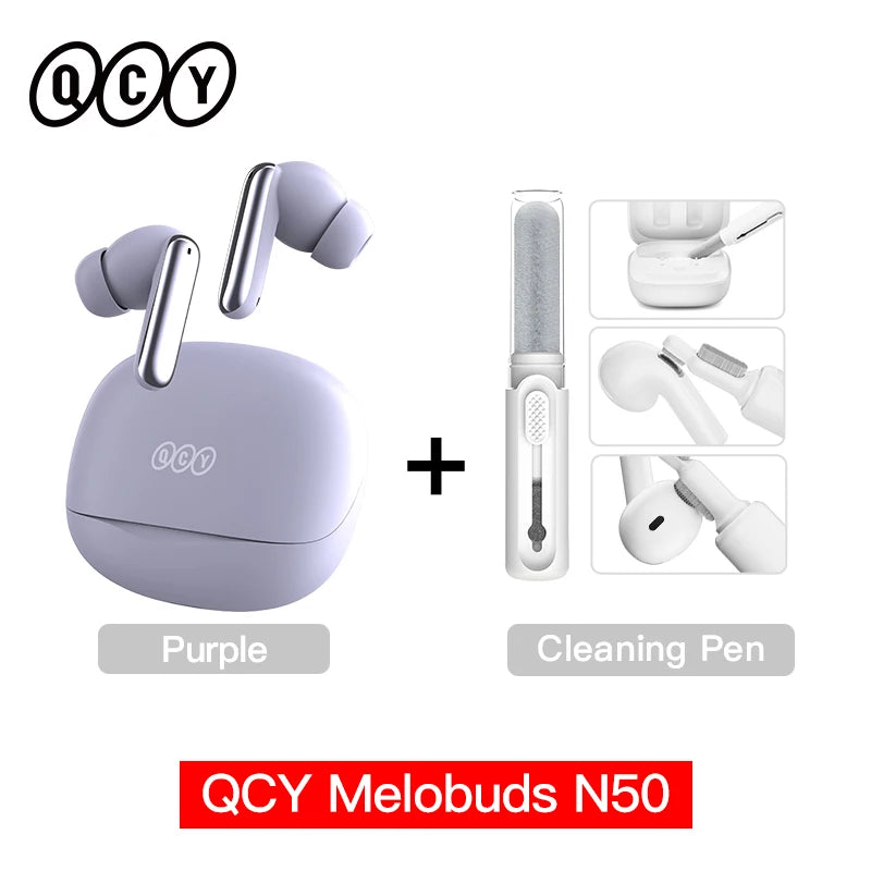 QCY Melobuds N50 ANC Bluetooth Earphones With Multipoint And 6 Mics