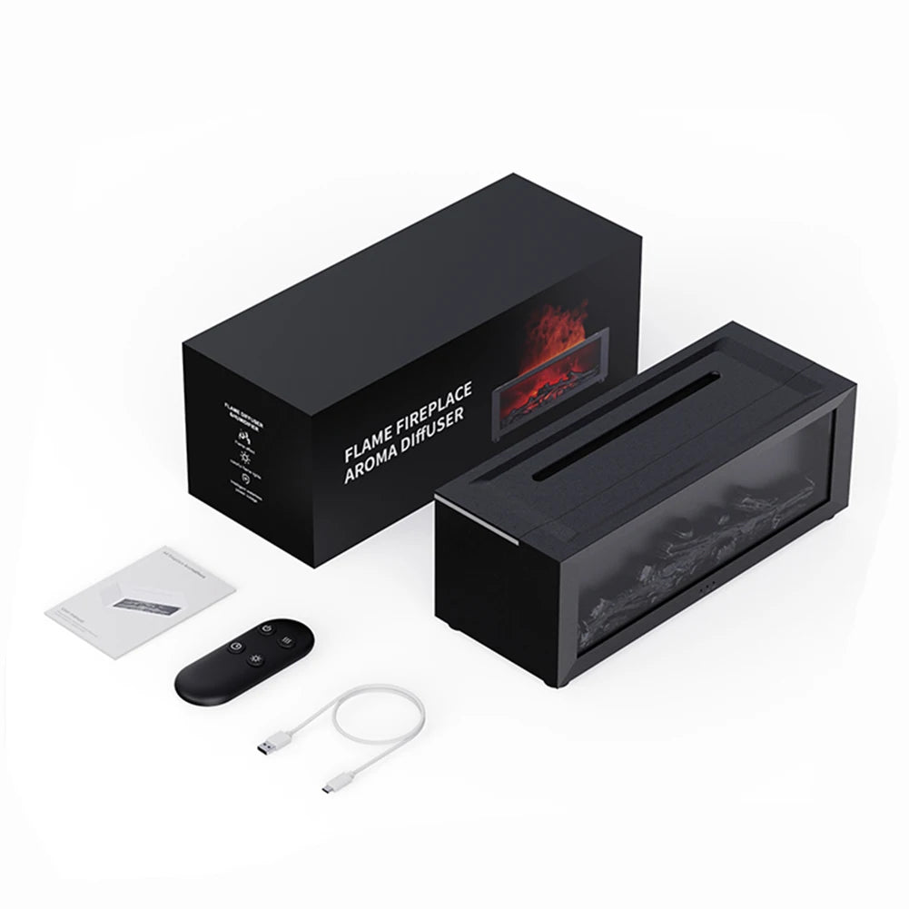 Bedroom Lasting Fragrance Machine Aroma Diffuser and Flame Humidifier