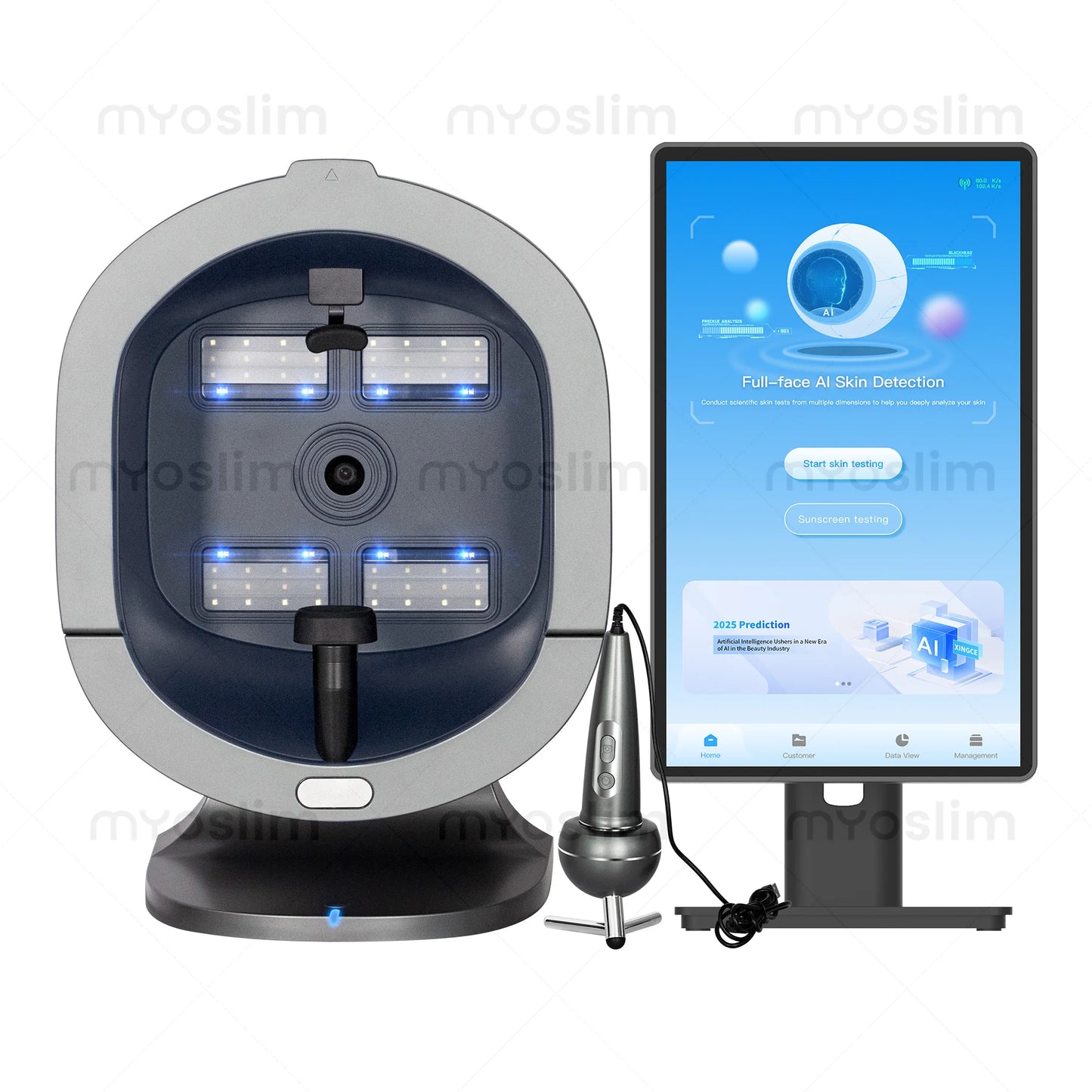 Myoslim 3D AI Facial Skin Analyzer Pro X5 Acne Scanner