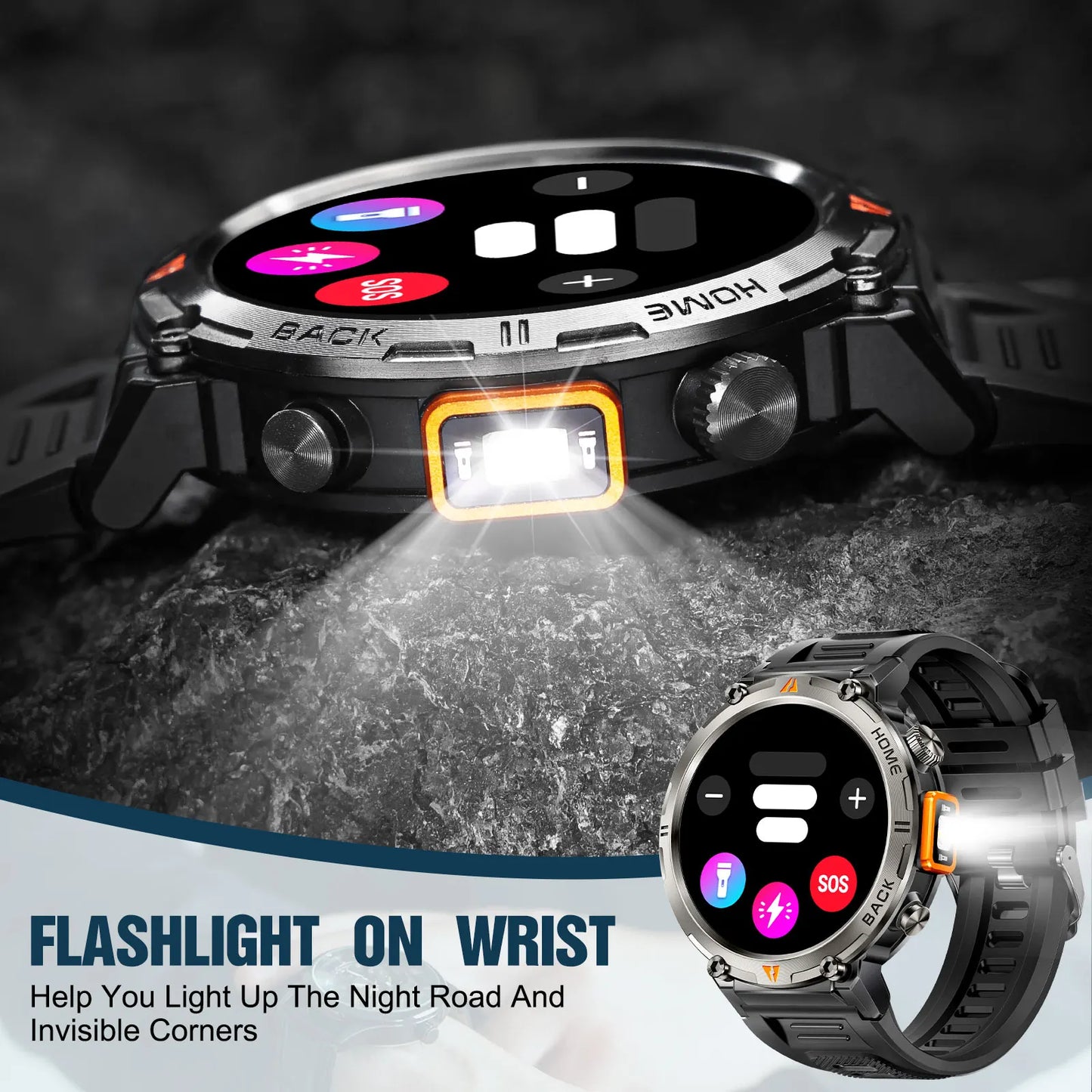 EIGIIS KE3 Bluetooth Call Smartwatch For Men With Touch Screen