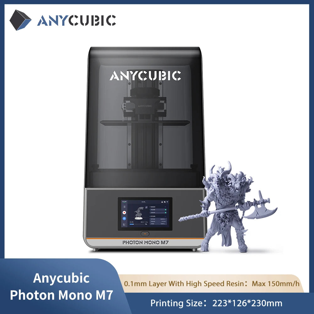 Anycubic Photon Mono M7 3D Printer With Wash And Cure