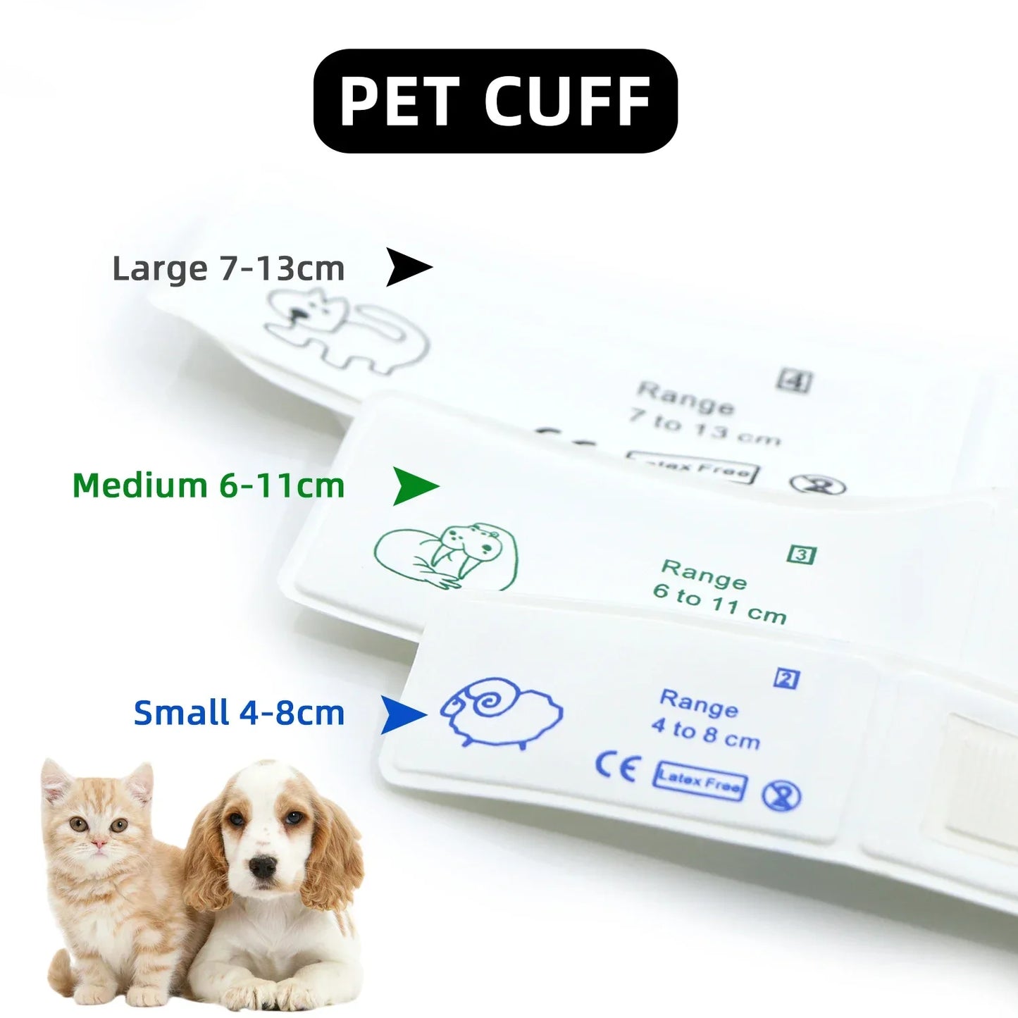 Pepultech Vet Health Care Pet Animal Use Veterinary Blood Pressure Monitor with Bluetooth and Li-Battery BMN35